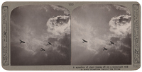 Stereoscopic print: A squadron of...