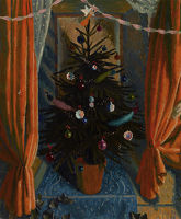 Christmas tree in pot, 1956