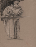 Courtier, study for Panel 2, Skinners