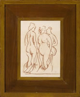Study of Three Nude Women & The...