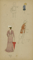 Study of women with hats and child