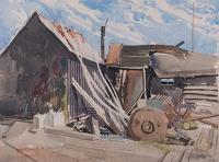 Outbuildings with machinery