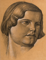 Portrait study of Edith, circa 1932