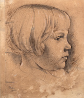 Study of Joan in profile, 1929