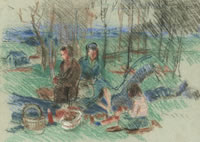 Autumnal picnic, c. 1930