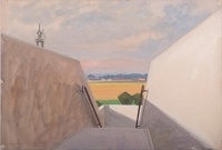 Stairs and landscape