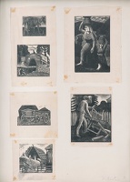 Sheet of unique artist's proofs