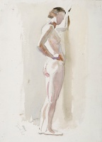 Nude self-portrait, 1928