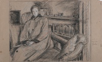 Study of a Woman in an Interior