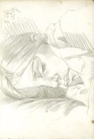 Sleeping Girl (from a sketchbook)