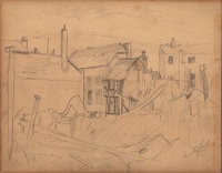 Study for Bomb damaged houses