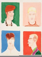 4 Young Men, circa  1970