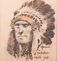 Self Portrait (Red Indian Chief) 