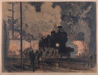 Steam Train (Nocturn), circa 1910