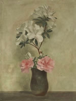 Vase of peony and rhododendron, c. 1929