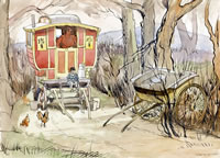 Caravan in the Woods