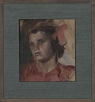 Portrait of a girl in pink