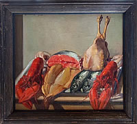 Still life with lobsters and game, 1926