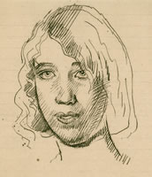 Portrait of a young girl, circa 1925